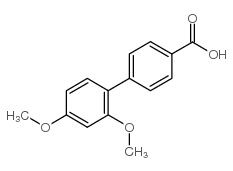 2,4-二甲氧基-[1,1-联苯]-4-羧酸结构式