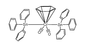 (η(6)-benzene)Cr(CO)2(SnPh3)2结构式