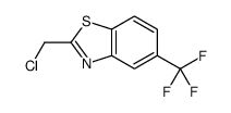 5-(三氟甲基)-2-(氯甲基)苯并噻唑结构式