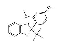 2-(tert-butyl)-2-(2,4-dimethoxyphenyl)benzo[d][1,3]oxathiole结构式