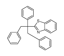2-(1,2,3-triphenylpropan-2-yl)-1,3-benzothiazole结构式