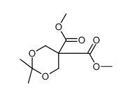 Dimethyl 2,2-dimethyl-1,3-dioxane-5,5-dicarboxylate Structure
