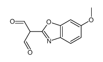 2-(6-methoxy-1,3-benzoxazol-2-yl)propanedial Structure