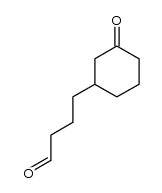 3-(4-oxobutyl) cyclohexanone结构式