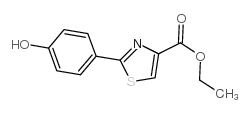 2-(4-羟基苯基)-噻唑-4-羧酸乙酯结构式
