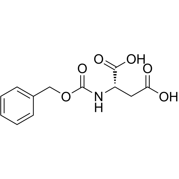 N-CBZ-L-天冬氨酸结构式