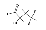 α-Chlorohexafluorobutyryl fluoride Structure