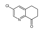 3-chloro-6,7-dihydro-5H-quinolin-8-one Structure