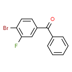 (4-Bromo-3-fluorophenyl)phenylmethanone Structure