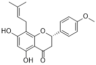 4'-O-Methyl-8-prenylnaringenin structure