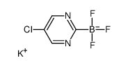 POTASSIUM (5-CHLOROPYRIMIDIN-2-YL)TRIFLUOROBORATE Structure