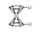lithiated bis(η(6)-benzene)chromium Structure