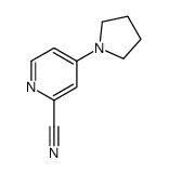 2-氰基-4-(1-吡咯)吡啶结构式