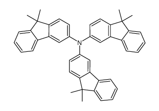 tris(9,9-dimethyl-9H-fluoren-3-yl)amine Structure