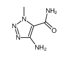 1H-1,2,3-Triazole-5-carboxamide,4-amino-1-methyl-(7CI,8CI,9CI)结构式