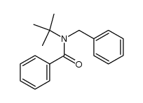 N-benzyl-N-(tert-butyl)benzamide Structure