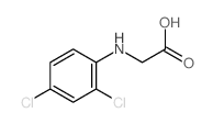 2-[(2,4-dichlorophenyl)amino]acetic acid Structure