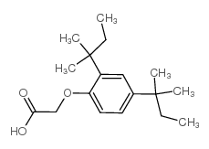 2,4-Di(tert-pentyl)phenoxyacetic acid structure