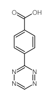 4-(1,2,4,5-四嗪-3-基)苯甲酸结构式