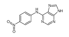 N-(4-Nitrophenyl)-7H-purin-6-amine结构式