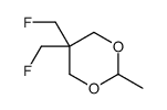 5,5-bis(fluoromethyl)-2-methyl-1,3-dioxane结构式