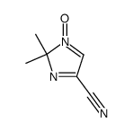 2H-Imidazole-4-carbonitrile,2,2-dimethyl-,1-oxide(9CI) Structure