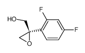 (S)-(2-(2,4-difluorophenyl)oxiran-2-yl)methanol结构式
