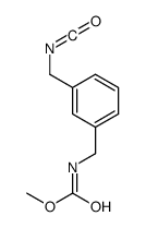 methyl N-[[3-(isocyanatomethyl)phenyl]methyl]carbamate结构式