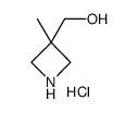 (3-甲基氮杂环丁烷-3-基)甲醇盐酸盐结构式