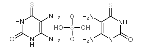 4,5-diamino-6-thiouracil hemisulfate structure