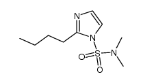 2-butyl-3-dimethylaminosulfonylimidazole结构式