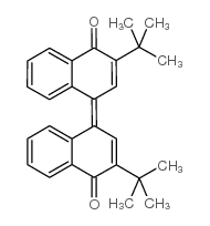 2-(叔丁基)-4-[3-(叔丁基)-4-氧代-1(4H)-萘亚基]-1(4H)-萘酮结构式