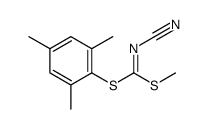 (2,4,6-三甲基苯基)氰基碳亚氨基二硫代甲酯结构式