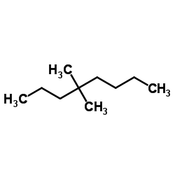 4,4-Dimethyloctane Structure