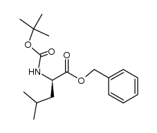 N-Boc-D-leucine benzyl ester Structure