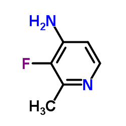 2-甲基-3-氟-4-氨基吡啶结构式