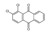 1,2-Dichloro-9,10-anthraquinone结构式