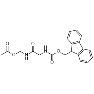 (2-((((9H-芴-9-基)甲氧基)羰基)氨基)乙酰氨基)乙酸甲酯结构式