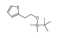 tert-butyl-dimethyl-(2-thiophen-2-ylethoxy)silane Structure
