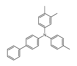 3,4-dimethyl-N-(4-methylphenyl)-N-(4-phenylphenyl)aniline结构式