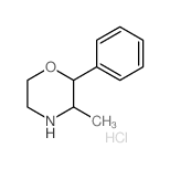 3-methyl-2-phenylmorpholine,hydrochloride Structure