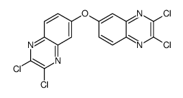 2,3-dichloro-6-(2,3-dichloroquinoxalin-6-yl)oxyquinoxaline结构式