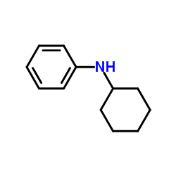N-环己基苯胺结构式