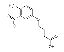 4-(4-amino-3-nitrophenoxy)butanoic acid结构式
