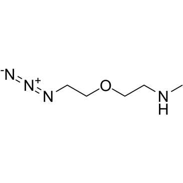Azido-PEG1-methylamine structure