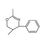 (4R,5R)-2,5-dimethyl-4-phenyl-5,6-dihydro-4H-1,3-oxazine结构式