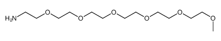 m-PEG6-Amine Structure
