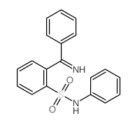 2-(benzenecarboximidoyl)-N-phenyl-benzenesulfonamide Structure