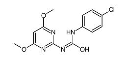 1-(4-chlorophenyl)-3-(4,6-dimethoxypyrimidin-2-yl)urea Structure