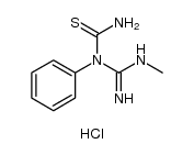 Thiourea, N-​[imino(methylamino)​]​-​N-​phenyl-​, monohydrochloride (9CI) Structure